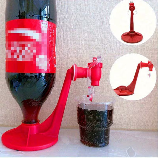 1pc Manual Beverage Dispenser with Transparent Spout & Drip-Free Design - Durable Plastic No-Electricity Kitchen Tool for Home